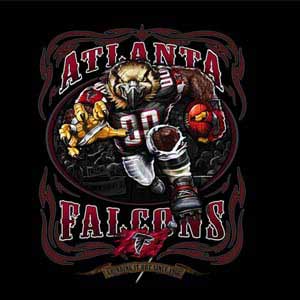 Liquid Blue NFL Atlanta Falcons Running Back iPhone 13 Pro Max Clear Case